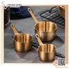 Cup đựng sauces inox 304, Cốc đựng sốt bằng inox có tay cầm ba màu với 3 kích thước khác nhau