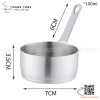 Cup đựng sauces inox 304, Cốc đựng sốt bằng inox có tay cầm ba màu với 3 kích thước khác nhau