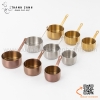 Cup đựng sauces inox 304, Cốc đựng sốt bằng inox có tay cầm ba màu với 3 kích thước khác nhau