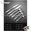 Bộ dao, thìa, dĩa cán vuông dẹt P0 chuyên dụng cho khách sạn 3 sao , 4 sao đủ size