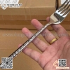 Bộ dao thìa dĩa thân nhám inox 304 cao cấp, bộ dao muỗng nĩa dùng trong khách sạn 5 sao
