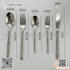 Bộ dao thìa dĩa thân nhám inox 304 cao cấp, bộ dao muỗng nĩa dùng trong khách sạn 5 sao