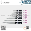 Dao inox Kiwi Thái Lan mũi nhọn Dao Kiwi cán nhựa đen đầu nhọn