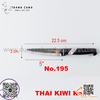 Dao inox Kiwi Thái Lan mũi nhọn Dao Kiwi cán nhựa đen đầu nhọn