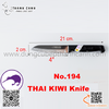 Dao inox Kiwi Thái Lan mũi nhọn Dao Kiwi cán nhựa đen đầu nhọn