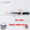 Dao inox Kiwi Thái Lan mũi nhọn Dao Kiwi cán nhựa đen đầu nhọn