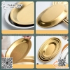 Đĩa Bầu dục Hàn Quốc, dĩa xoài inox, Dĩa oval đĩa inox hình bầu dục chất liệu inox 304 cao cấp