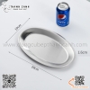 Đĩa Bầu dục Hàn Quốc, dĩa xoài inox, Dĩa oval đĩa inox hình bầu dục chất liệu inox 304 cao cấp