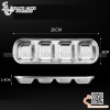 Đĩa inox Hàn Quốc, Đĩa chấm Đĩa gia vị kiểu Hàn Quốc Inox 304, Đĩa xì dầu inox phong cách lẩu nướng Hàn Quốc