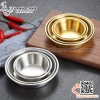 Đĩa gia vị kiểu Hàn Quốc chất liệu Inox 304, dĩa đựng tương, nước sốt chấm, banchan Hàn Quốc