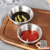 Đĩa gia vị kiểu Hàn Quốc chất liệu Inox 304, dĩa đựng tương, nước sốt chấm, banchan Hàn Quốc