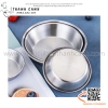 Đĩa gia vị kiểu Hàn Quốc chất liệu Inox 304, dĩa đựng tương, nước sốt chấm, banchan Hàn Quốc