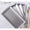 Đĩa inox hình chữ nhật, dĩa inox Hàn Quốc màu trắng hoặc màu vàng chuyên dụng bày đồ ăn, set lẩu nướng BBQ