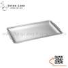 Đĩa inox hình chữ nhật, dĩa inox Hàn Quốc màu trắng hoặc màu vàng chuyên dụng bày đồ ăn, set lẩu nướng BBQ