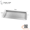 Đĩa inox hình chữ nhật, dĩa inox Hàn Quốc màu trắng hoặc màu vàng chuyên dụng bày đồ ăn, set lẩu nướng BBQ