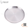 Đĩa inox Hàn Quốc màu trắng, Đĩa Inox Tròn Hàn Quốc  - Inox 304 cao cấp MÀU BẠC