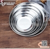 Đĩa inox Hàn Quốc màu trắng, Đĩa Inox Tròn Hàn Quốc  - Inox 304 cao cấp MÀU BẠC