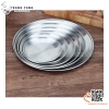 Đĩa inox Hàn Quốc màu trắng, Đĩa Inox Tròn Hàn Quốc  - Inox 304 cao cấp MÀU BẠC