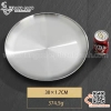 Đĩa inox Hàn Quốc màu trắng, Đĩa Inox Tròn Hàn Quốc  - Inox 304 cao cấp MÀU BẠC