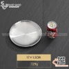 Đĩa inox Hàn Quốc màu trắng, Đĩa Inox Tròn Hàn Quốc  - Inox 304 cao cấp MÀU BẠC