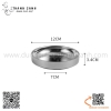 Đĩa inox Hàn Quốc hai lớp, dĩa inox chuyên dụng trong quán nướng Hàn Quốc, Đĩa Banchan, Dĩa banchan đựng đồ ăn kèm