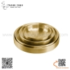 Đĩa inox hai lớp MÀU VÀNG  Đĩa banchan, Dĩa banchan đựng đồ ăn kèm trong mô hình lẩu nướng Hàn Quốc