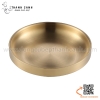 Đĩa inox hai lớp MÀU VÀNG  Đĩa banchan, Dĩa banchan đựng đồ ăn kèm trong mô hình lẩu nướng Hàn Quốc