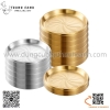 Đĩa inox tròn bày thịt, có thể xếp chồng, đĩa bày thịt ăn lẩu