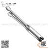 Gắp inox đầu tròn có răng bám dính , Gắp mực bằng inox, gắp lẩu nướng BBQ Hàn Quốc