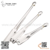 Gắp inox đầu tròn có răng bám dính , Gắp mực bằng inox, gắp lẩu nướng BBQ Hàn Quốc