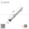 Gắp inox đầu tròn có răng bám dính , Gắp mực bằng inox, gắp lẩu nướng BBQ Hàn Quốc