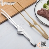 Kẹp gắp inox màu vàng , gắp inox dùng cho BBQ Hàn Quốc màu vàng cao cấp dáng cong
