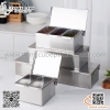 Bộ khay gia vị ngăn inox, khay gia vị có nắp đậy, khay gia vị inox 4 ngăn, 5 ngăn, 6 ngăn