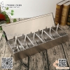 Bộ khay gia vị ngăn inox, khay gia vị có nắp đậy, khay gia vị inox 4 ngăn, 5 ngăn, 6 ngăn