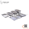 Khay Inox 1/1, Khay Buffet, Khay Thạch, khay chia thực phẩm có nắp đậy dùng cho nhà hàng, khách sạn, bếp ăn tập thể