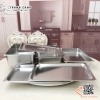Khay Inox 1/1, Khay Buffet, Khay Thạch, khay chia thực phẩm có nắp đậy dùng cho nhà hàng, khách sạn, bếp ăn tập thể