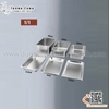 Khay Inox 1/1, Khay Buffet, Khay Thạch, khay chia thực phẩm có nắp đậy dùng cho nhà hàng, khách sạn, bếp ăn tập thể