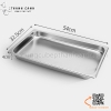 Khay Inox 1/1, Khay Buffet, Khay Thạch, khay chia thực phẩm có nắp đậy dùng cho nhà hàng, khách sạn, bếp ăn tập thể
