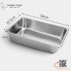 Khay Inox 1/1, Khay Buffet, Khay Thạch, khay chia thực phẩm có nắp đậy dùng cho nhà hàng, khách sạn, bếp ăn tập thể