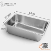 Khay Inox 1/1, Khay Buffet, Khay Thạch, khay chia thực phẩm có nắp đậy dùng cho nhà hàng, khách sạn, bếp ăn tập thể