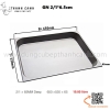 Khay inox GN 2/1, Khay buffet GN 2/1, Khay thực phẩm có nắp 2/1 siêu đại cho bếp ăn tập thể, suất ăn công nghiệp