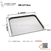 Khay inox GN 2/1, Khay buffet GN 2/1, Khay thực phẩm có nắp 2/1 siêu đại cho bếp ăn tập thể, suất ăn công nghiệp