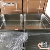 Khay inox GN 2/1, Khay buffet GN 2/1, Khay thực phẩm có nắp 2/1 siêu đại cho bếp ăn tập thể, suất ăn công nghiệp