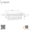 Khay nhựa GN 1/3, khay meka, mica 1/3, khay GN 1/3 trong suốt có nắp hoặc không nắp