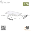 Khay nhựa GN 1/4, khay meka, mica 1/4, khay GN 1/4 trong suốt có nắp hoặc không nắp