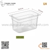 Khay nhựa GN 1/4, khay meka, mica 1/4, khay GN 1/4 trong suốt có nắp hoặc không nắp