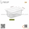Khay nhựa GN 1/4, khay meka, mica 1/4, khay GN 1/4 trong suốt có nắp hoặc không nắp