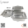 Khay inox GN 1/2, khay buffet một nửa, Khay inox có nắp đậy chuyên dụng trong bếp ăn