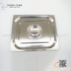 Khay inox GN 1/2, khay buffet một nửa, Khay inox có nắp đậy chuyên dụng trong bếp ăn