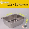 Khay inox GN 1/2, khay buffet một nửa, Khay inox có nắp đậy chuyên dụng trong bếp ăn